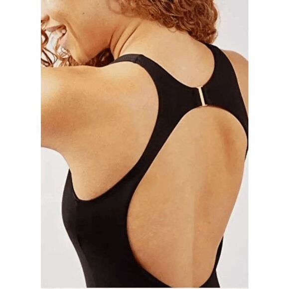 NWT Anthropologie Andie Catalina One Piece‎ Swim Suit Black Bathing XS SOLD OUT - Picture 4 of 5